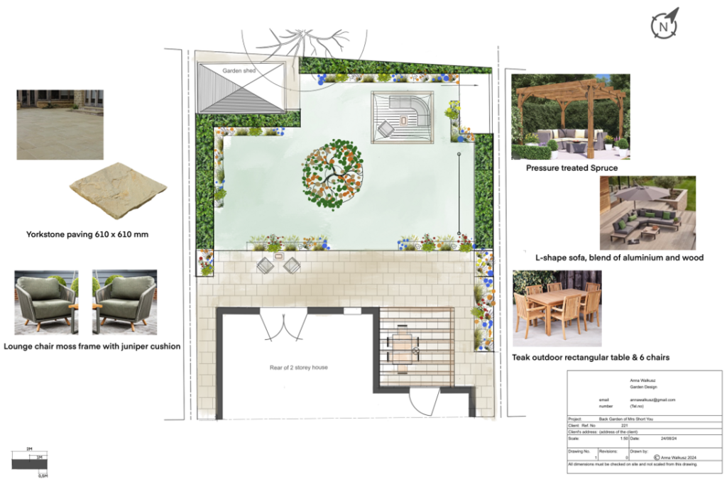 New Garden Design Project in Surrey by Anna Valkus Garden Design